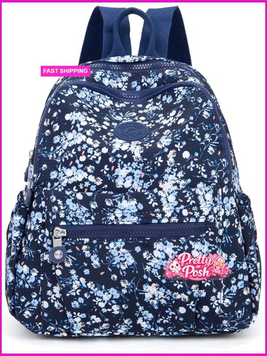 Mini Nylon Backpack Purse Women Anti Theft Travel Bag Water Resistant main image 5